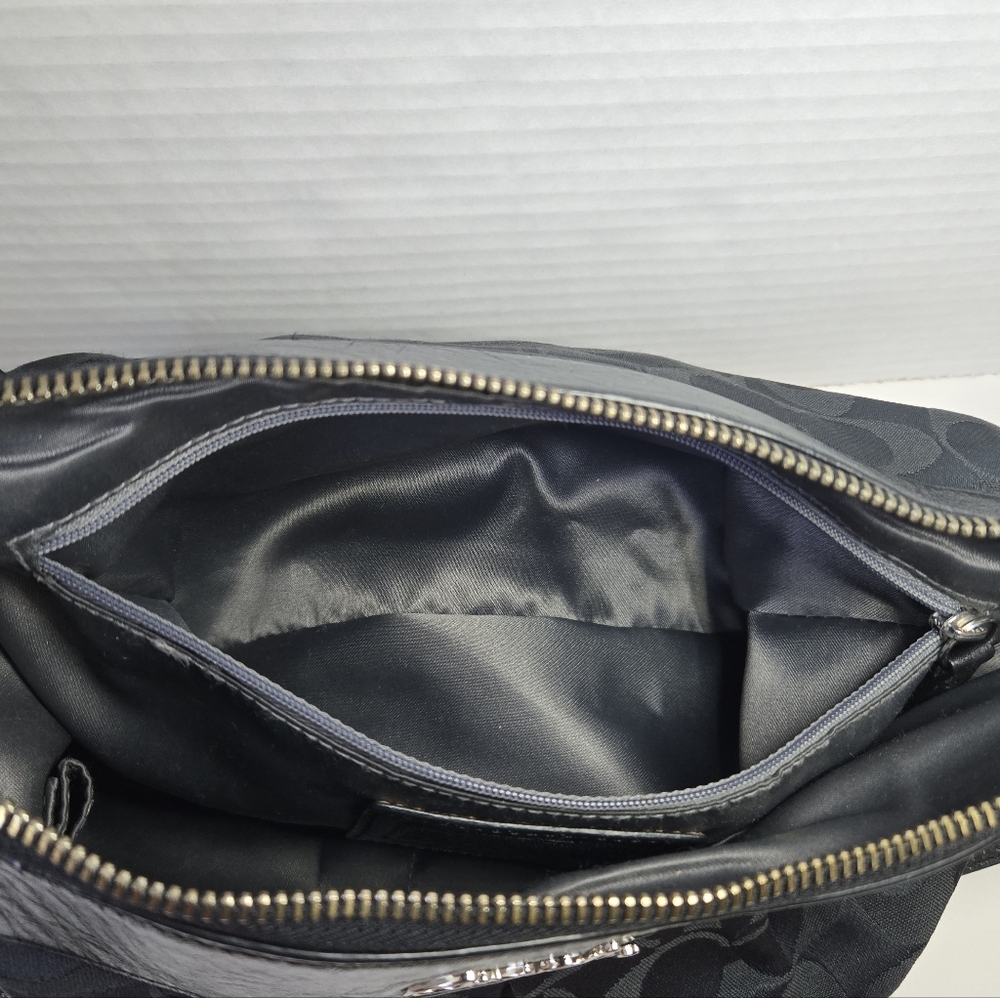 Coach Black Signature Crossbody Bag - Picture 11 of 16